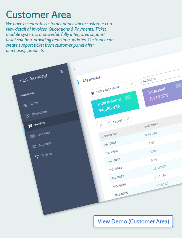 RoverCRM - Customer Relationship And Project Management System