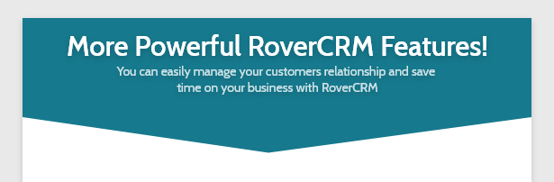 RoverCRM - Customer Relationship And Project Management System