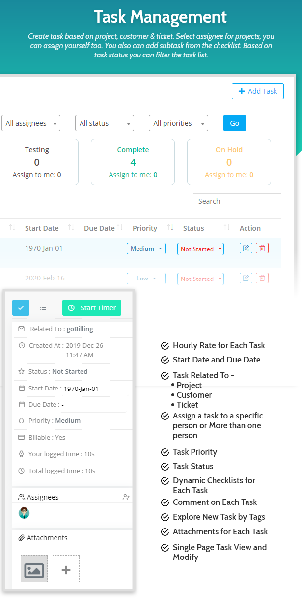 RoverCRM - Customer Relationship And Project Management System